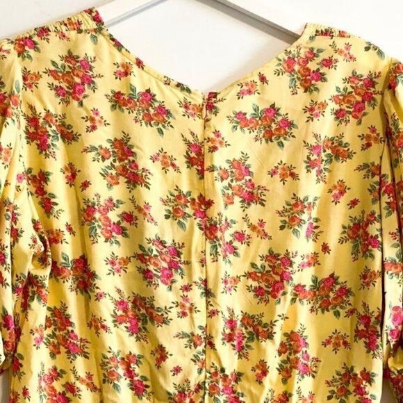 New Faithfull‎ the Brand Dress Tonia Mini Dress, SIZE US 8, Yellow - Picture 9 of 13